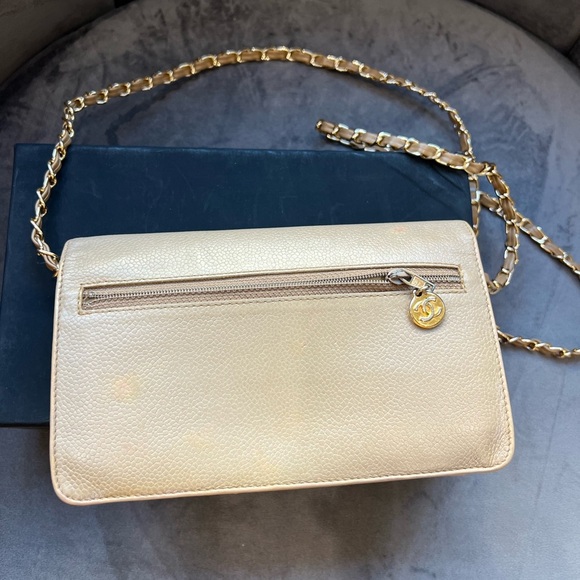 Sold-Chanel caviar timeless CC WOC 24k gold hardware - Picture 5 of 17